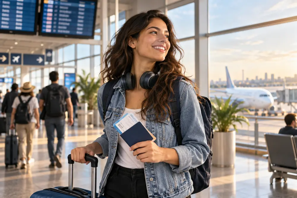 English learner preparing to travel